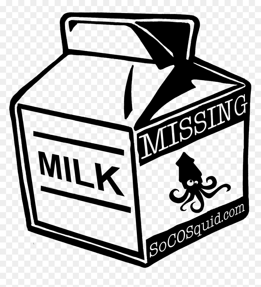 Milk Drawing Png, Transparent Png - missing milk carton png