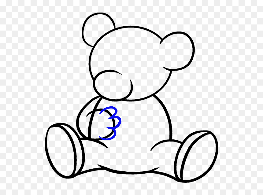 Draw A Bear Cartoon, HD Png Download - chewbacca head png