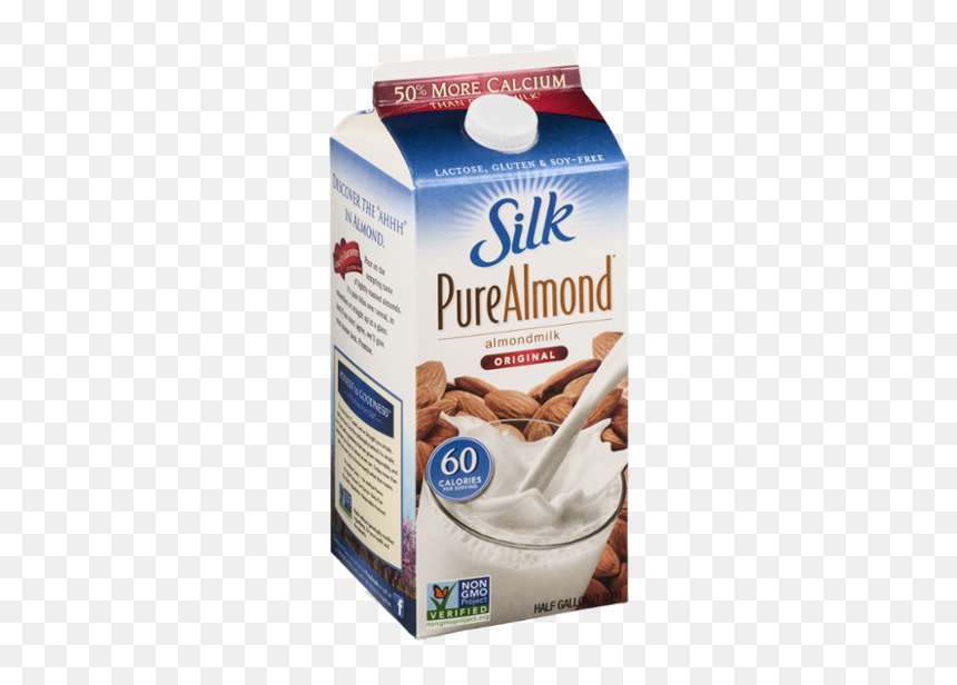 Silk Almond Milk, HD Png Download - missing milk carton png