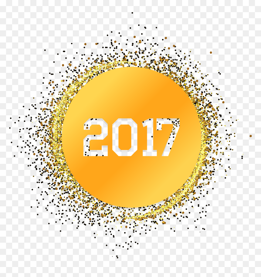 Circle, HD Png Download - new year's confetti png