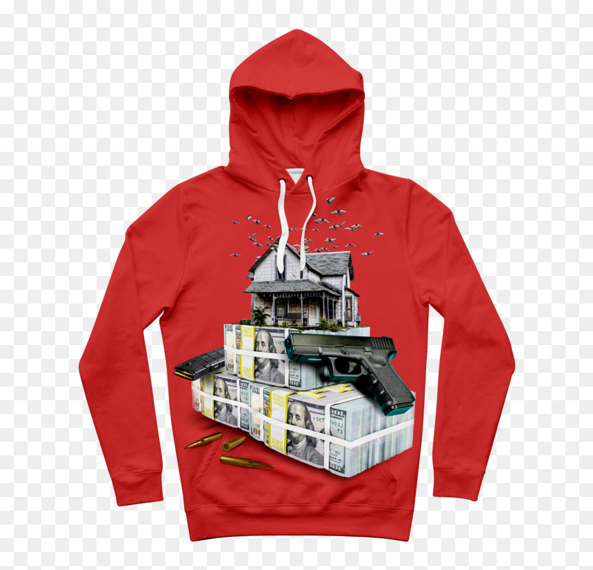 Hoodie Mockup Free, HD Png Download - traphouse png