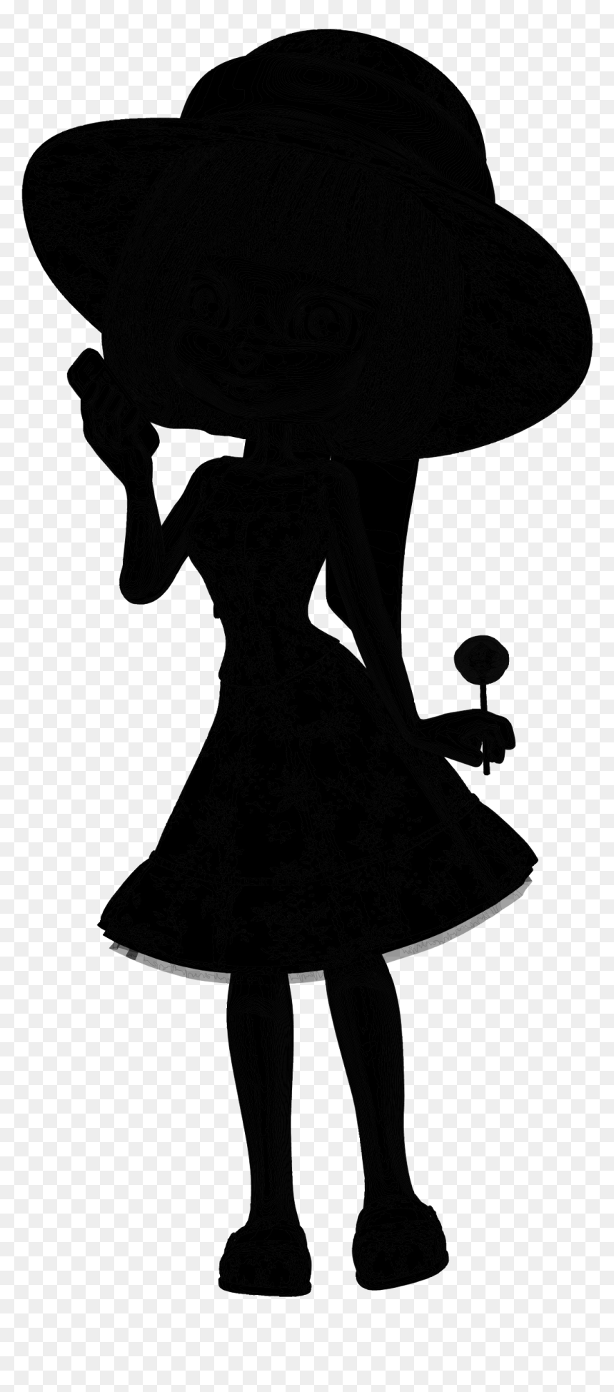 Silhouette, HD Png Download - fedora clipart png