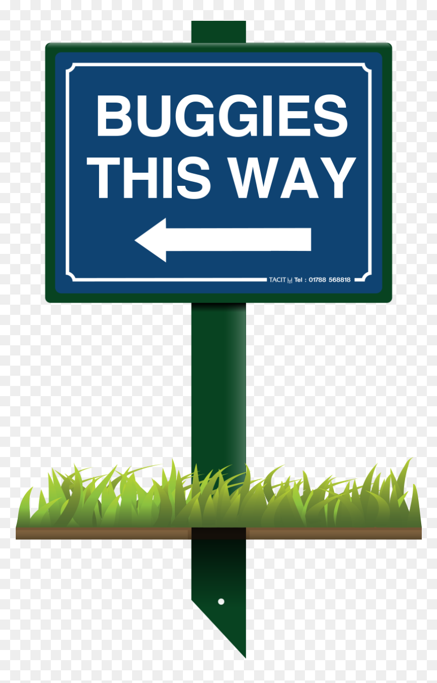 Please Repair Your Pitchmarks, HD Png Download - green street sign png