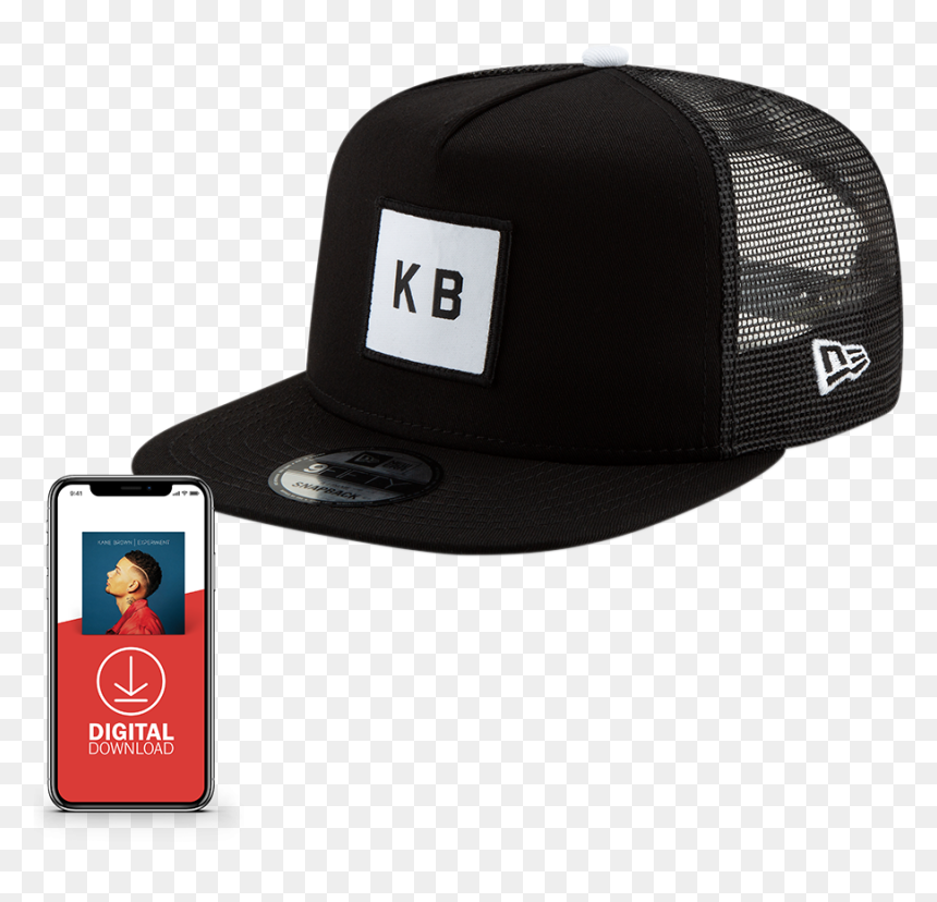 Kane Brown Black Hat, HD Png Download - new era png