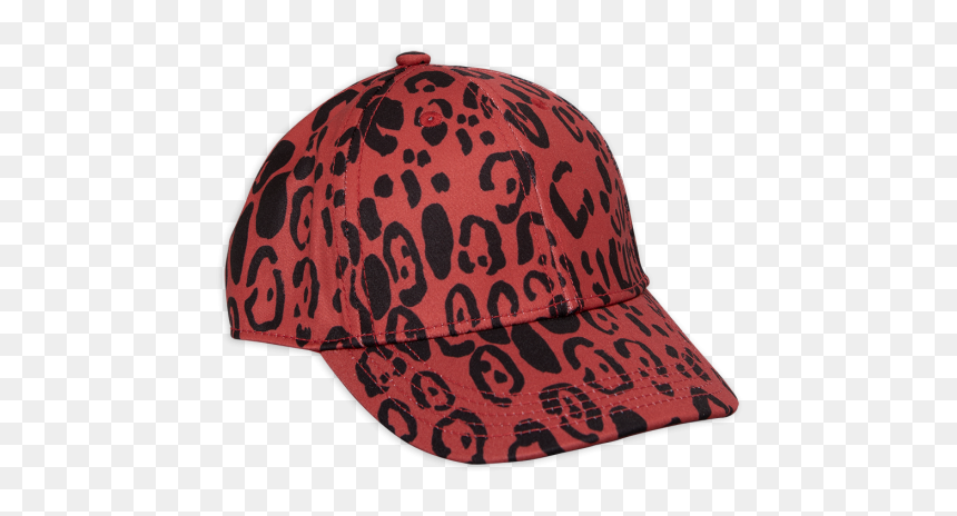 Mini Rodini Leopard Cap, HD Png Download - red baseball hat png