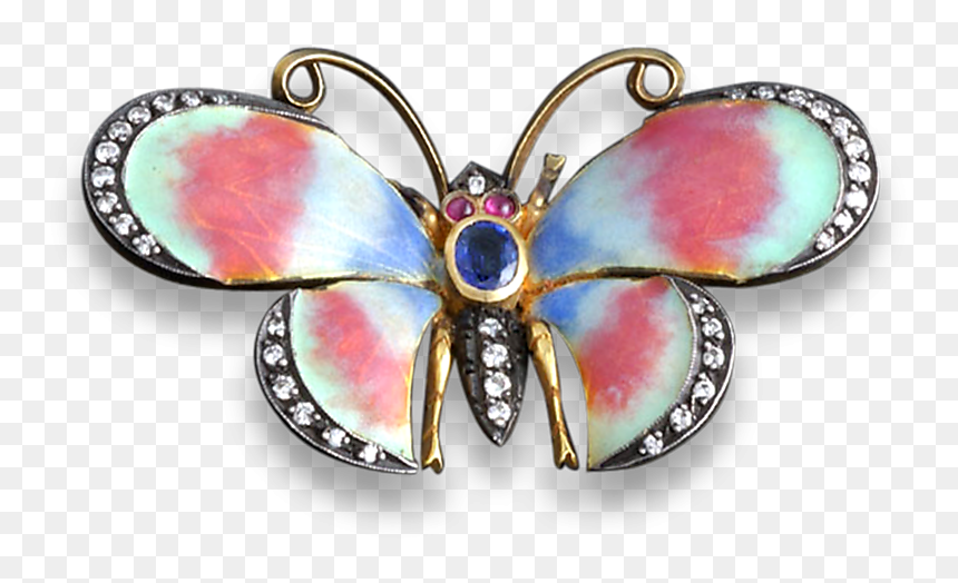 Brooch, HD Png Download - moth wings png