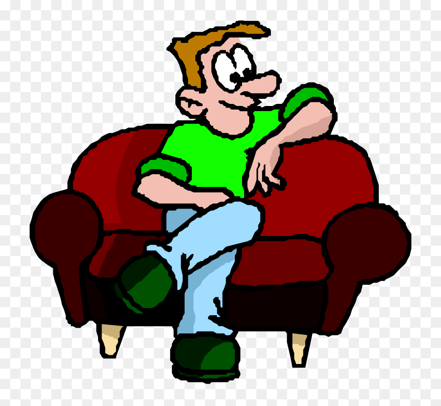 Clip Art, HD Png Download - cartoon couch png
