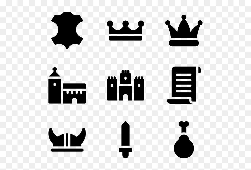 Health Vectors Black And White, HD Png Download - medieval castle png
