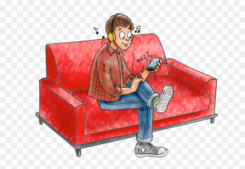 Studio Couch, HD Png Download - cartoon couch png