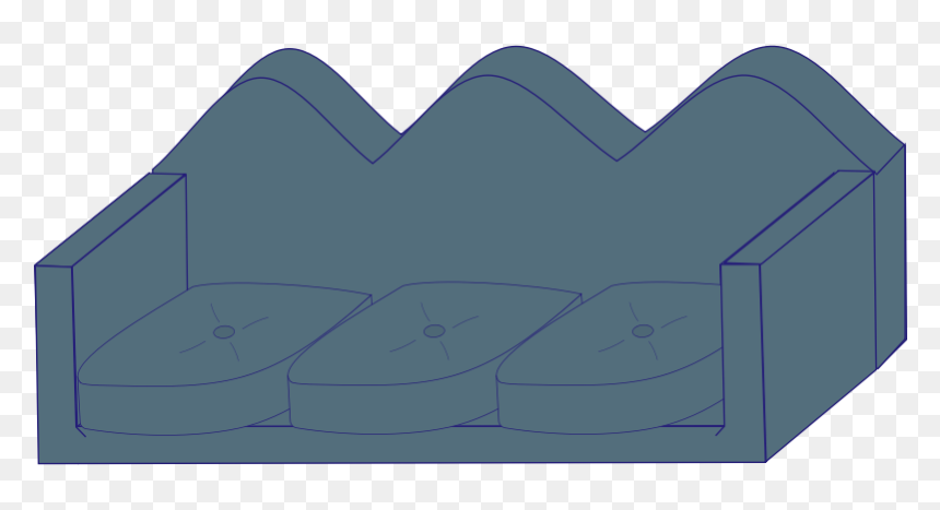 Diagram, HD Png Download - cartoon couch png