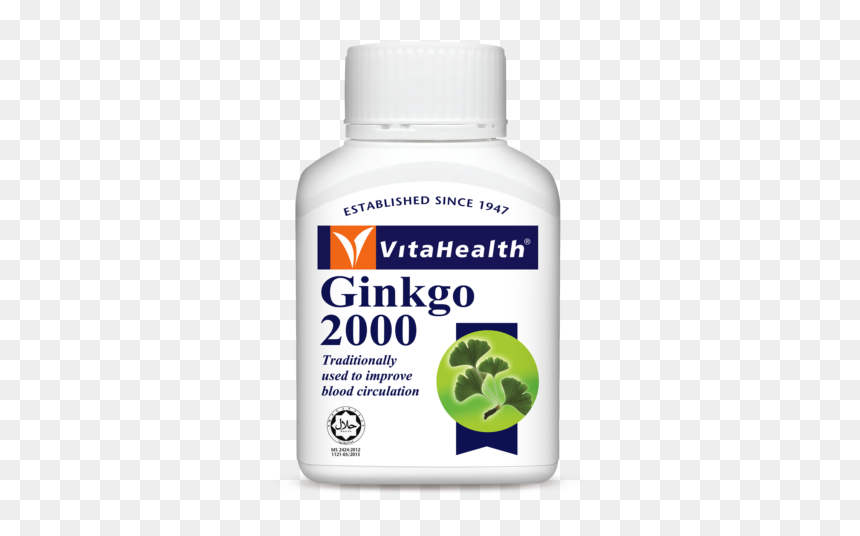 Vitahealth Ginkgo 2000, HD Png Download - ginkgo png