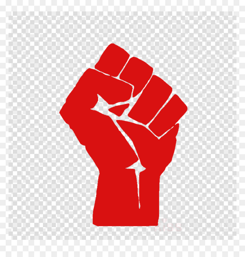 Black Panther Party Png, Transparent Png - hand fist png
