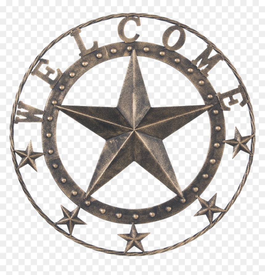 Pentagram Tattoo On Neck, HD Png Download - metal plaque png