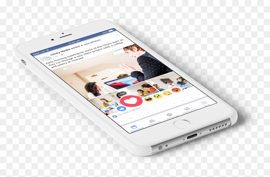 Iphone, HD Png Download - fb reactions png