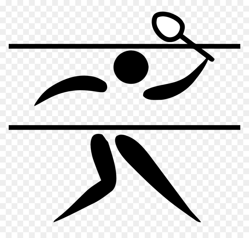Badminton En Los Juegos Olimpicos, HD Png Download - badminton silhouette png