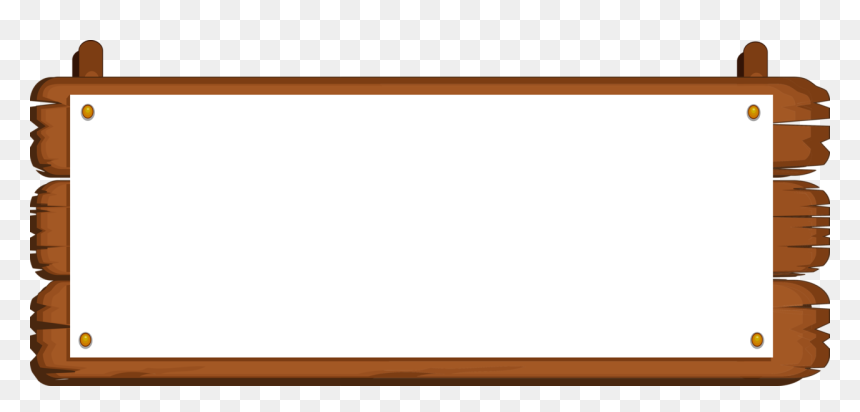 Marco De Madera Png, Transparent Png - cartel de madera png
