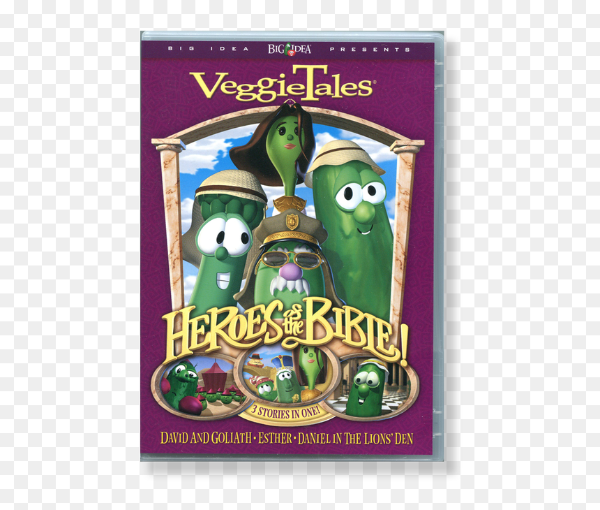 Veggietales Heroes Of The Bible Lions Shepherds, HD Png Download - david and goliath png