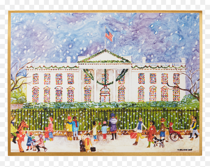 Painting, HD Png Download - winter scene png