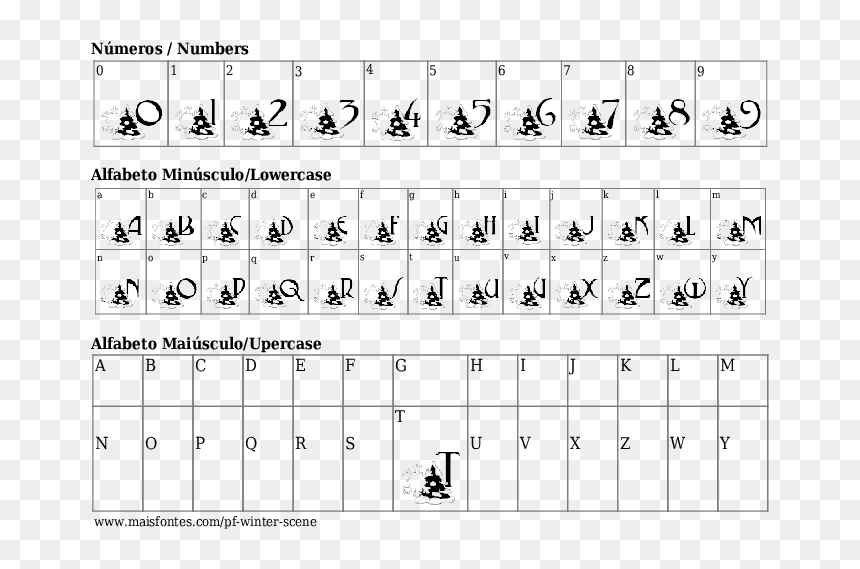 Number, HD Png Download - winter scene png