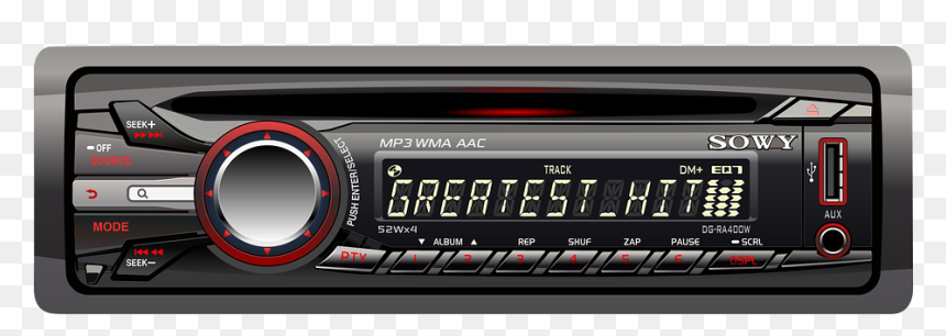 Estereo Sony Cdx Gt56ui, HD Png Download - car radio png