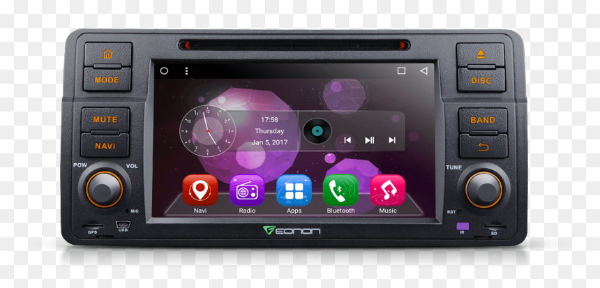 Bmw E46 Eonon Ga7150, HD Png Download - car radio png