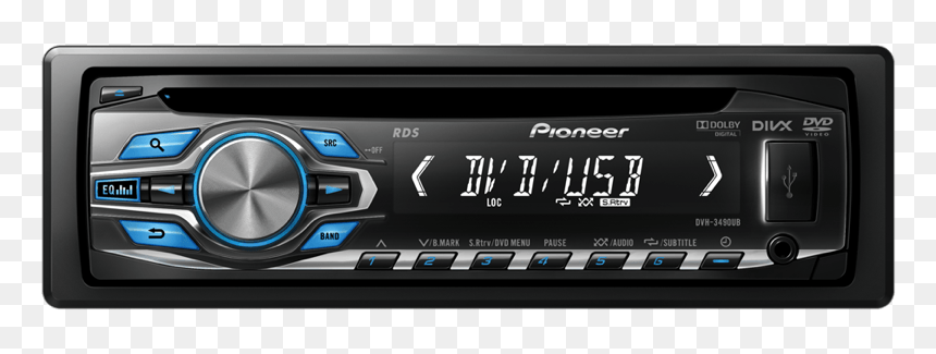Pioneer Dvh 345ub, HD Png Download - car radio png