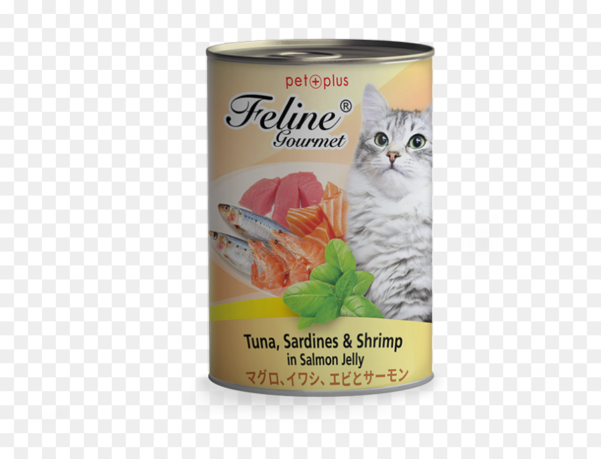 Feline Gourmet Canned Tuna Sardines & Shrimp, HD Png Download - sardines png