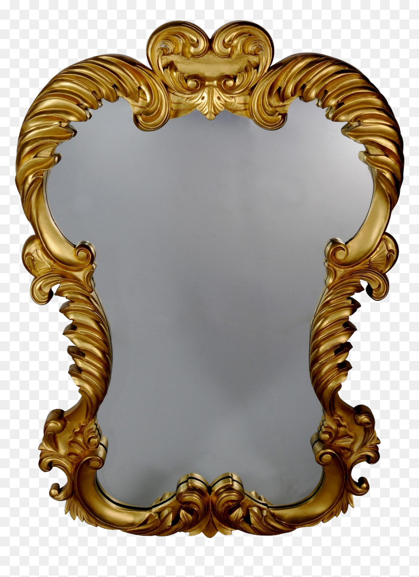 Mirror, HD Png Download - antique frames png