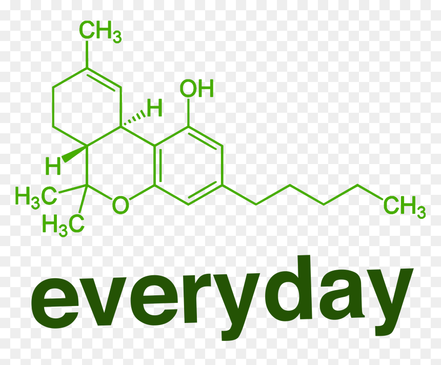 Weed Molecule, HD Png Download - maconha png