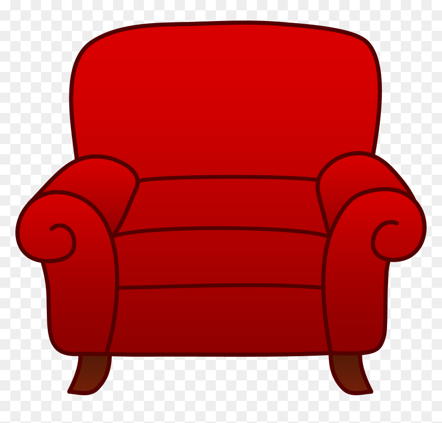 Clip Art Arm Chair, HD Png Download - cartoon chair png