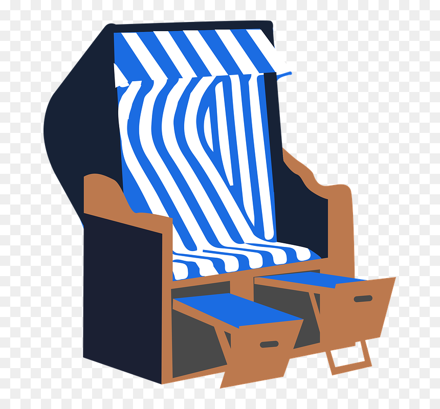 Strandkorb Clipart Png, Transparent Png - cartoon chair png
