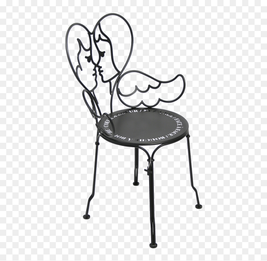Chaise Ange Fermob, HD Png Download - cartoon chair png