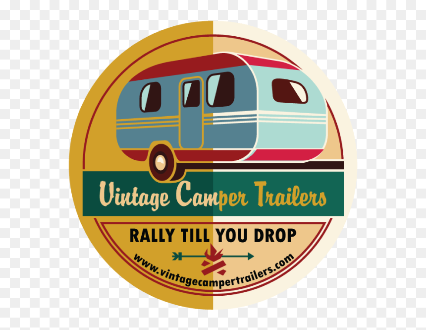 Vintage Camp Sticker, HD Png Download - vintage camper png