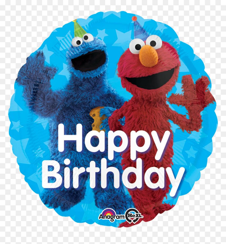 Sesame Street Happy Birthday Inage, HD Png Download - happy birthday frames and borders adult png