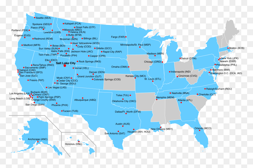 Mapa Salt Lake City, HD Png Download - seattle map png