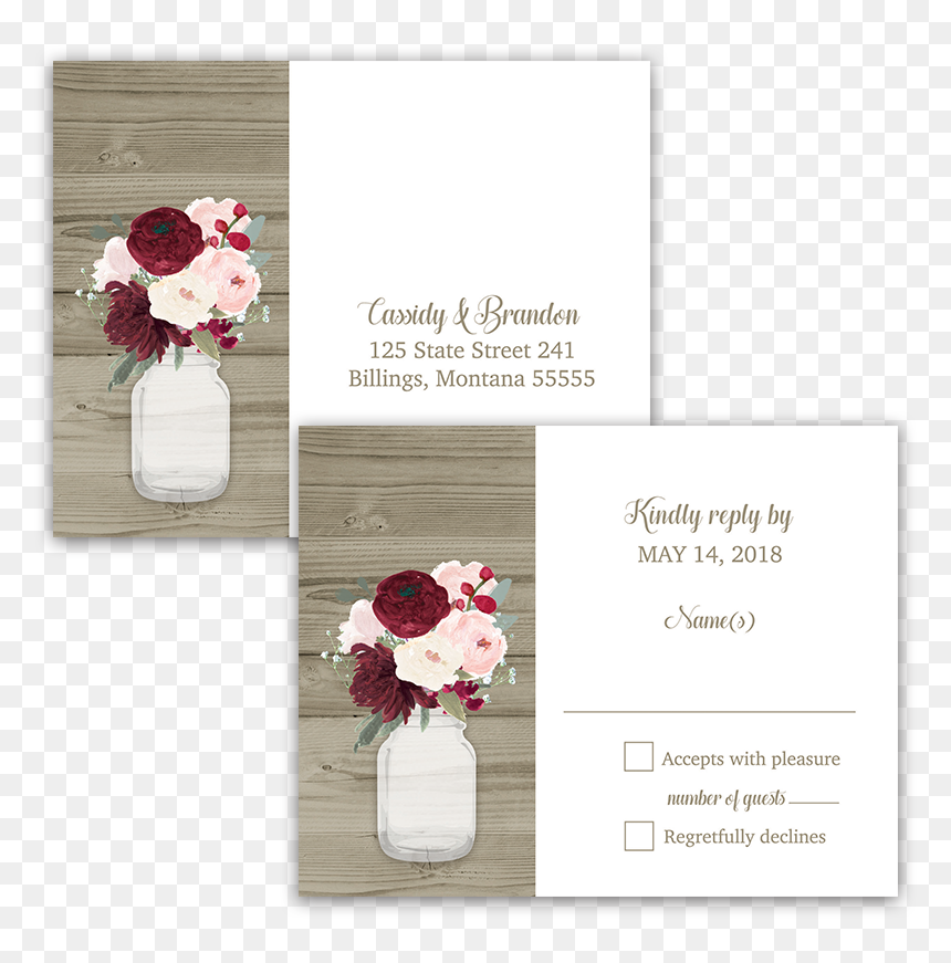Garden Roses, HD Png Download - mason jar .png
