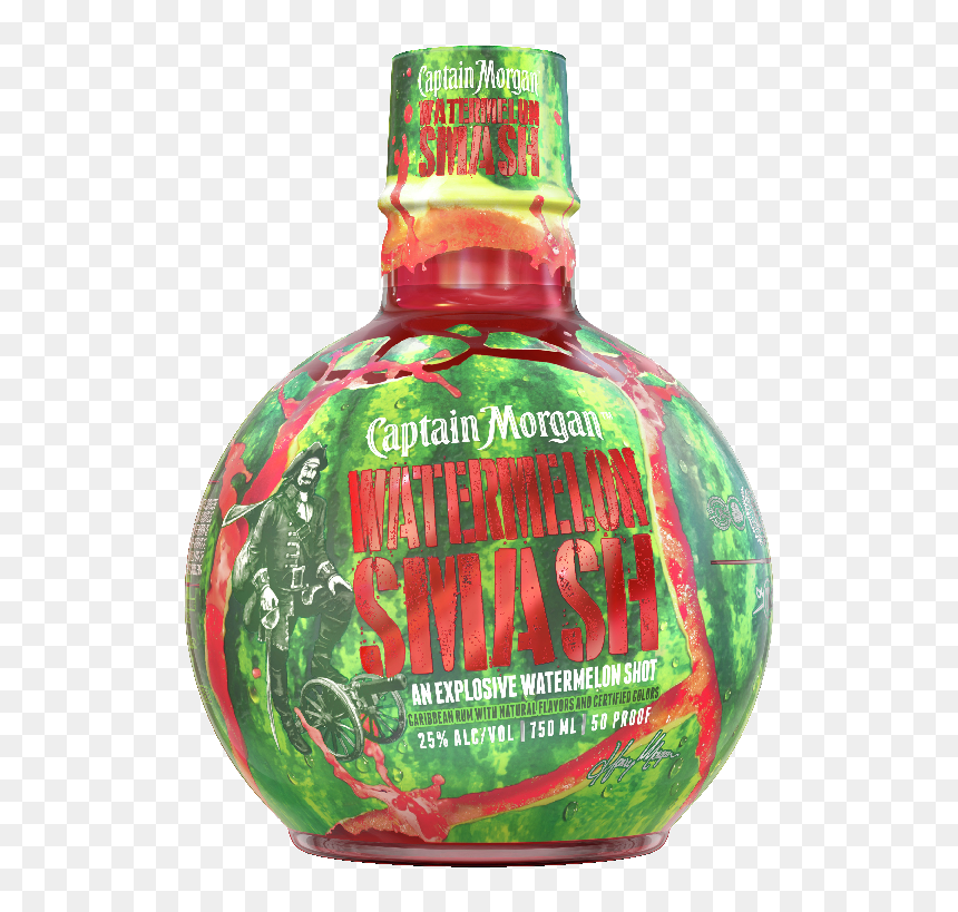 Captain Morgan Watermelon Smash, HD Png Download - tumblr png watermelon