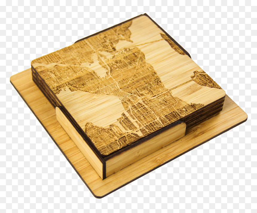 Plywood, HD Png Download - seattle map png