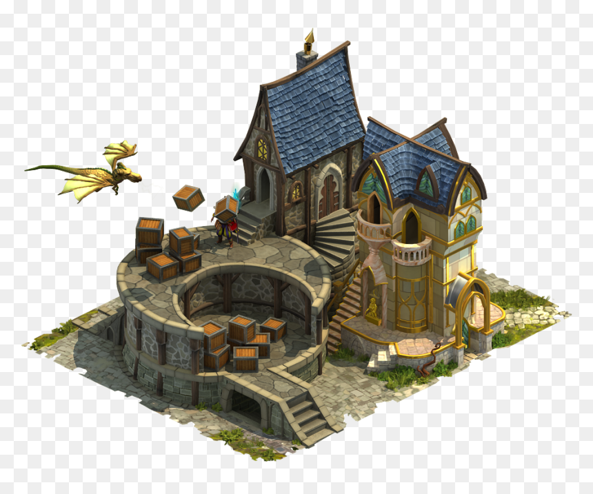 Castle, HD Png Download - medieval house png