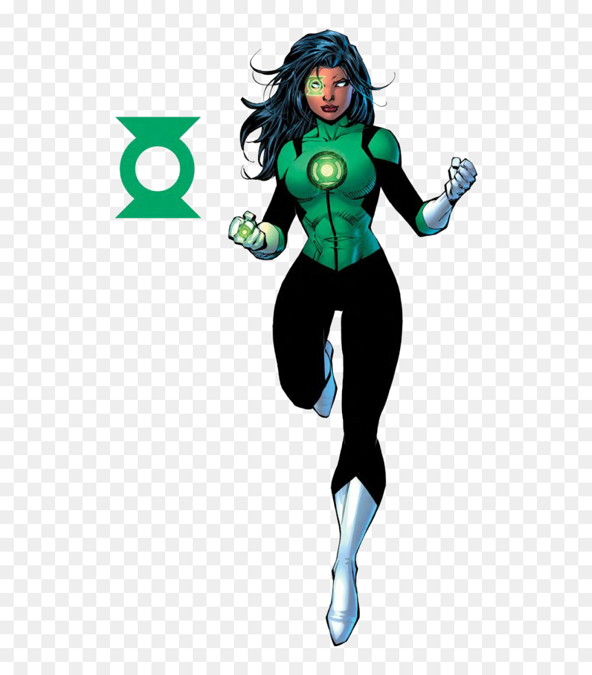 Green Lantern Jessica Cruz Anime, HD Png Download - green lantern comic png