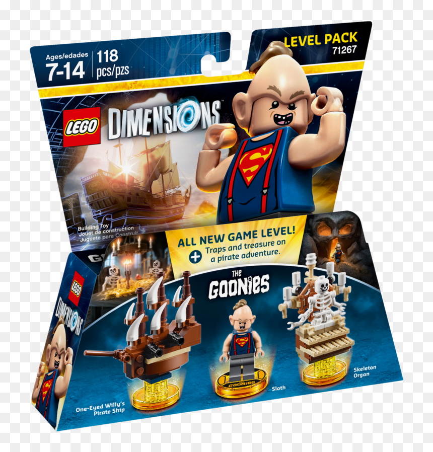 Lego Dimensions Harry Potter Level Pack, HD Png Download - sloth goonies png