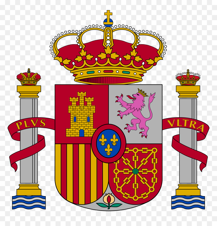 Spain Coat Of Arms, HD Png Download - coroa rainha png