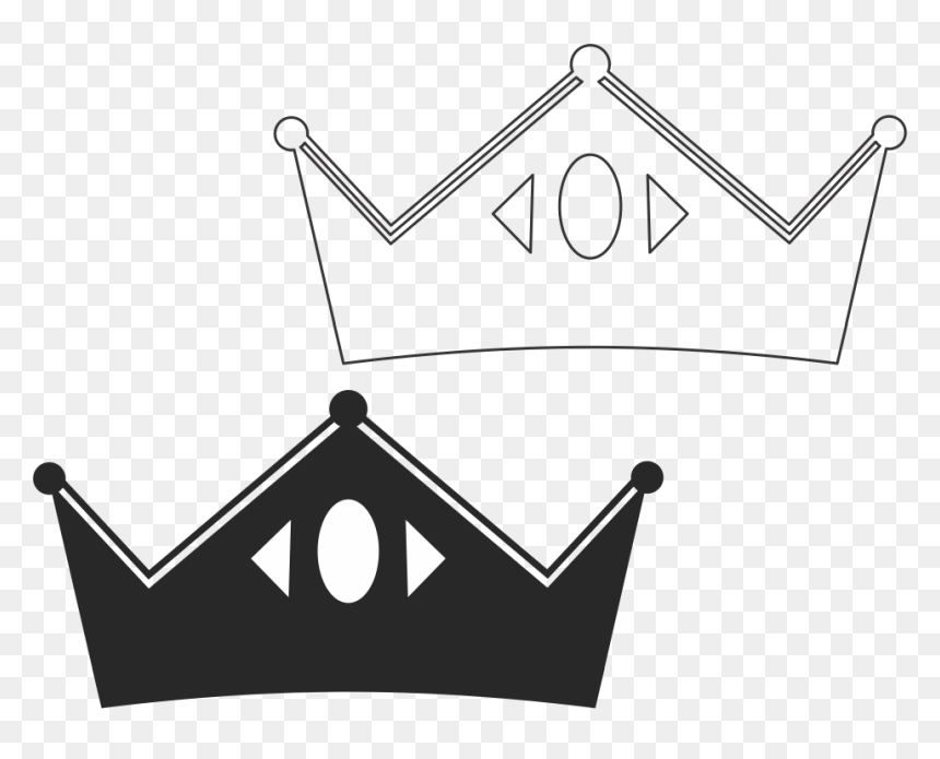 Coroinha De Feltro Molde, HD Png Download - coroa rainha png