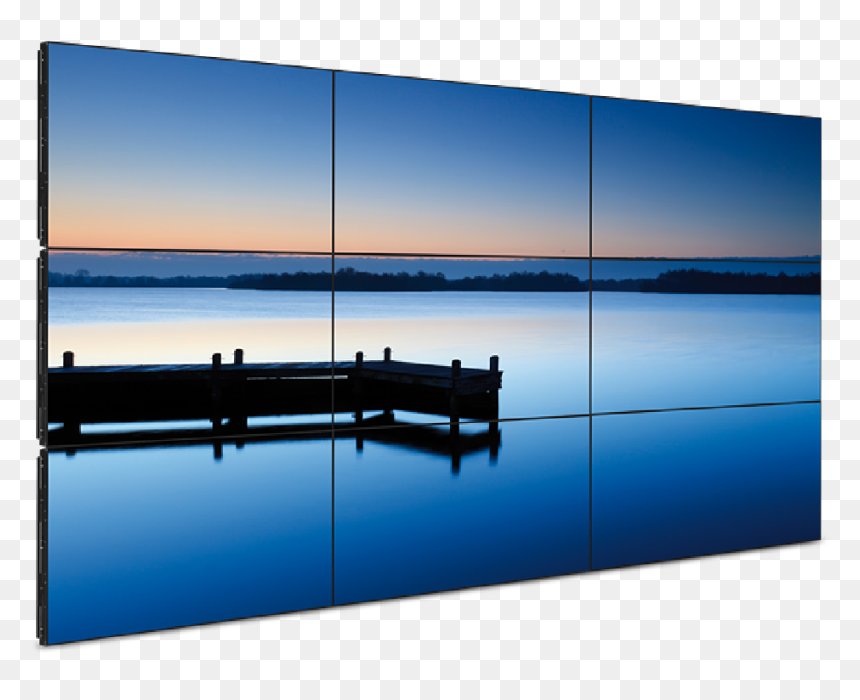 3 X 3 Video Wall, HD Png Download - video wall png