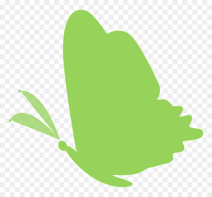 Green Butterfly Clipart Png, Transparent Png - mariposa vector png