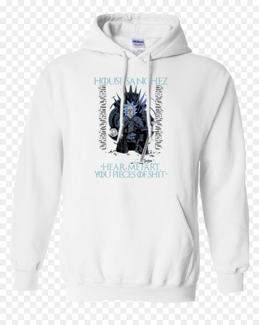 Born Sinner White Hoodie, HD Png Download - rick and morty fart png