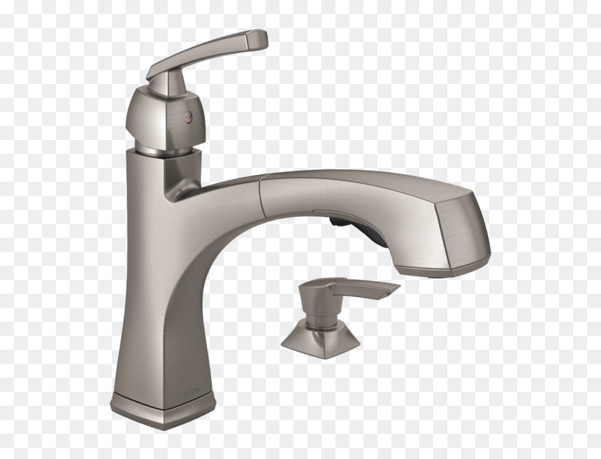 Water Faucet With Soap Dispenser, HD Png Download - water faucet png
