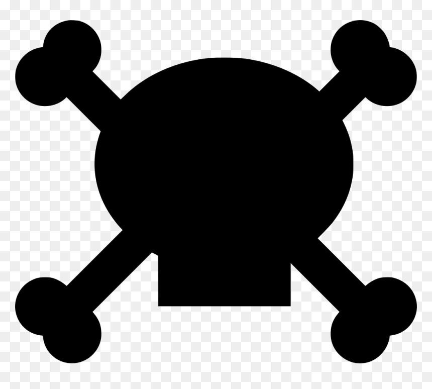 Transparent Skull And Crossbones Silhouette, HD Png Download - girly skull png