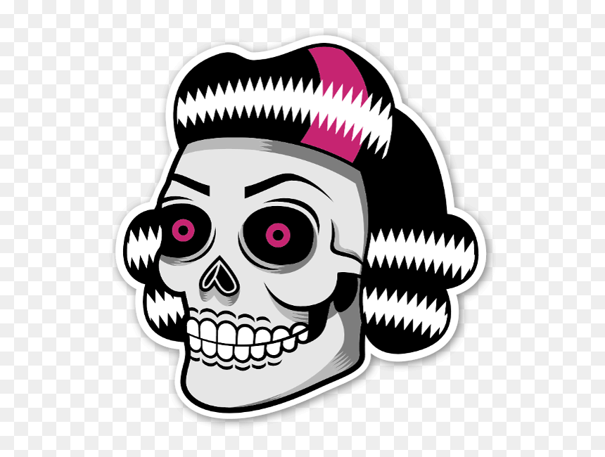 Skull, HD Png Download - girly skull png