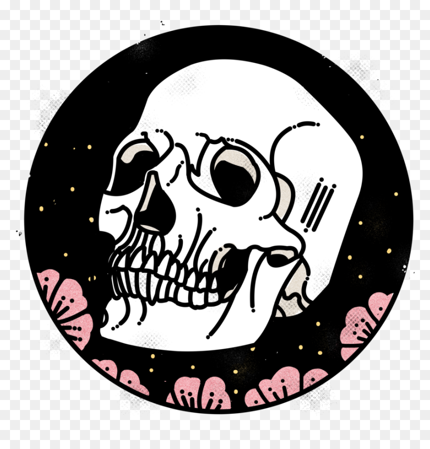 Skull, HD Png Download - girly skull png